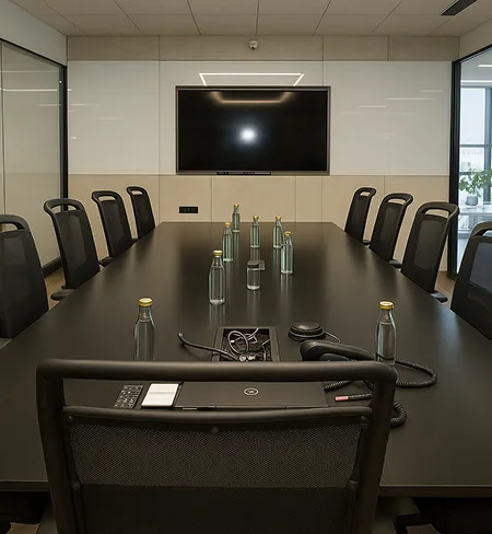 Comfortable professional meeting room in Pal, Surat