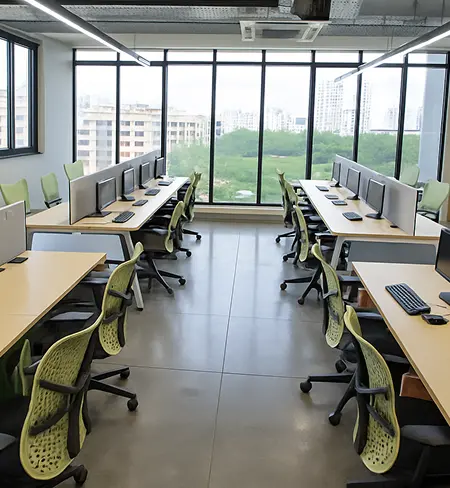 Modern training space at Wibes Pal, Surat