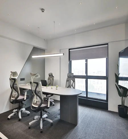 Spacious conference room at Wibes Coworking Space Surat Railway Station